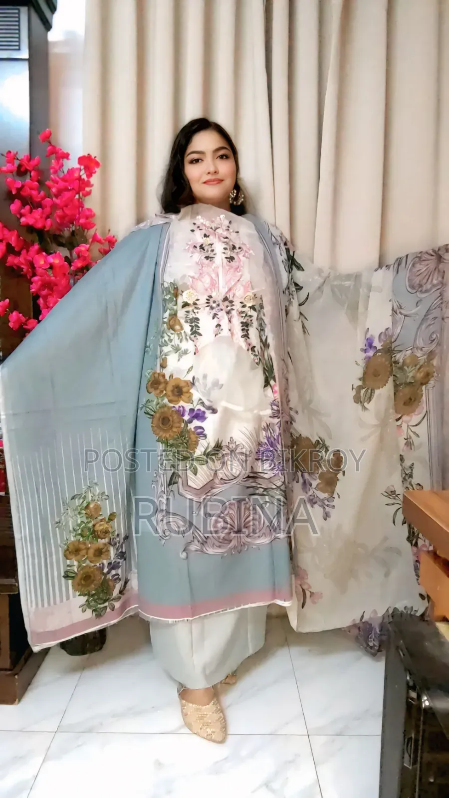 Unstitched Three Piece