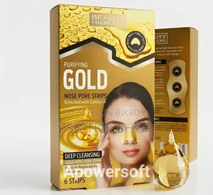 Beauty Formulas Gold Nose Pore Strips 6 PCS