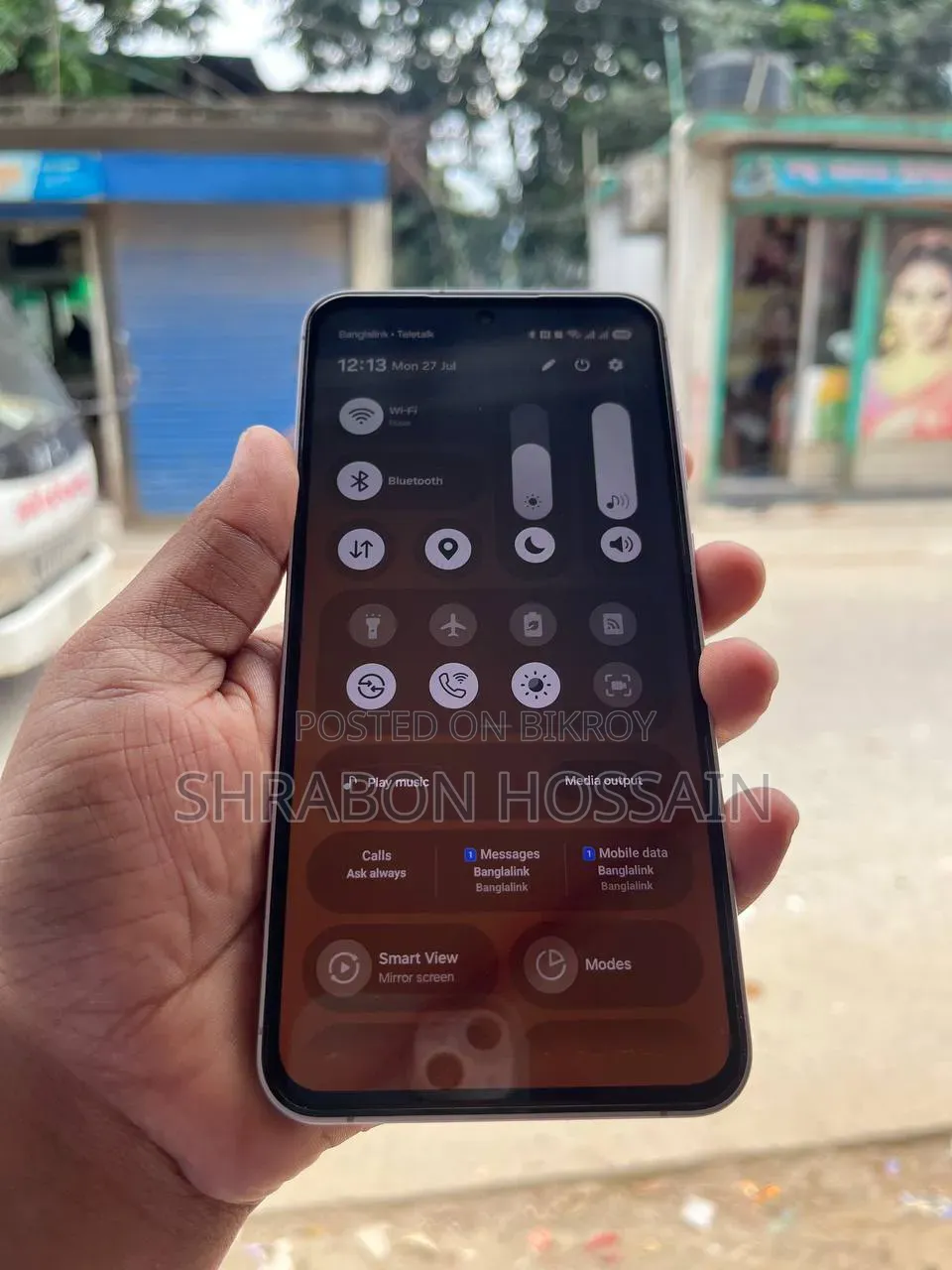 নতুন স্যামসাং গ্যালাক্সি এ৫৫ ১২৮ জিবি রোজ গোল্ড