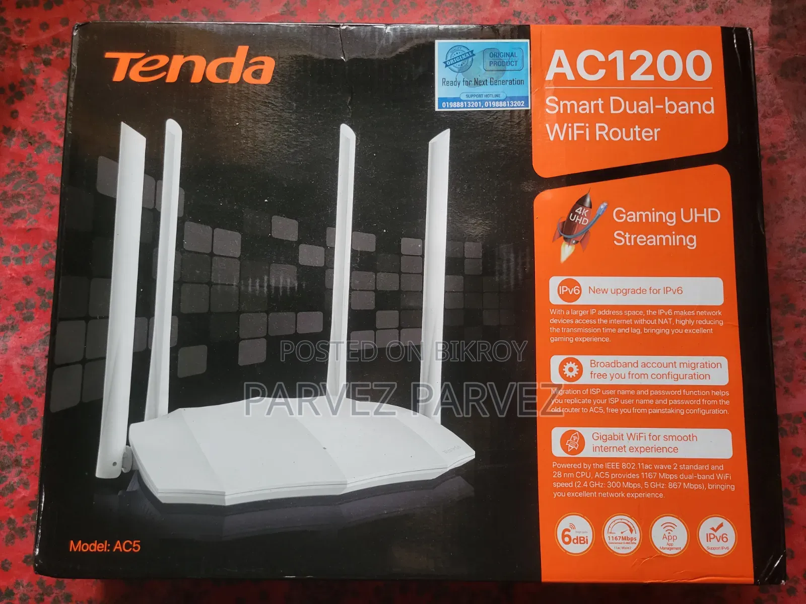 Tenda Ac5 Dual Band Router