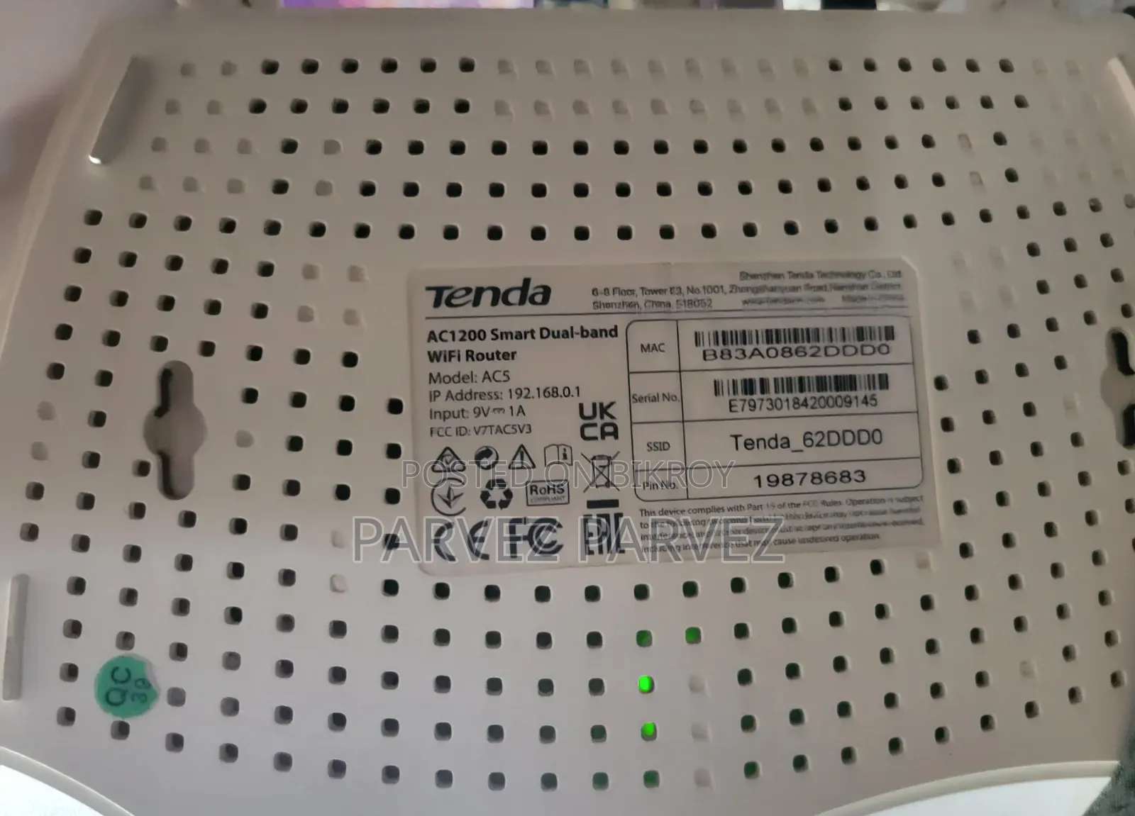 Tenda Ac5 Dual Band Router