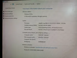 Desktop Computer 4GB Intel Core I3 HDD 512GB