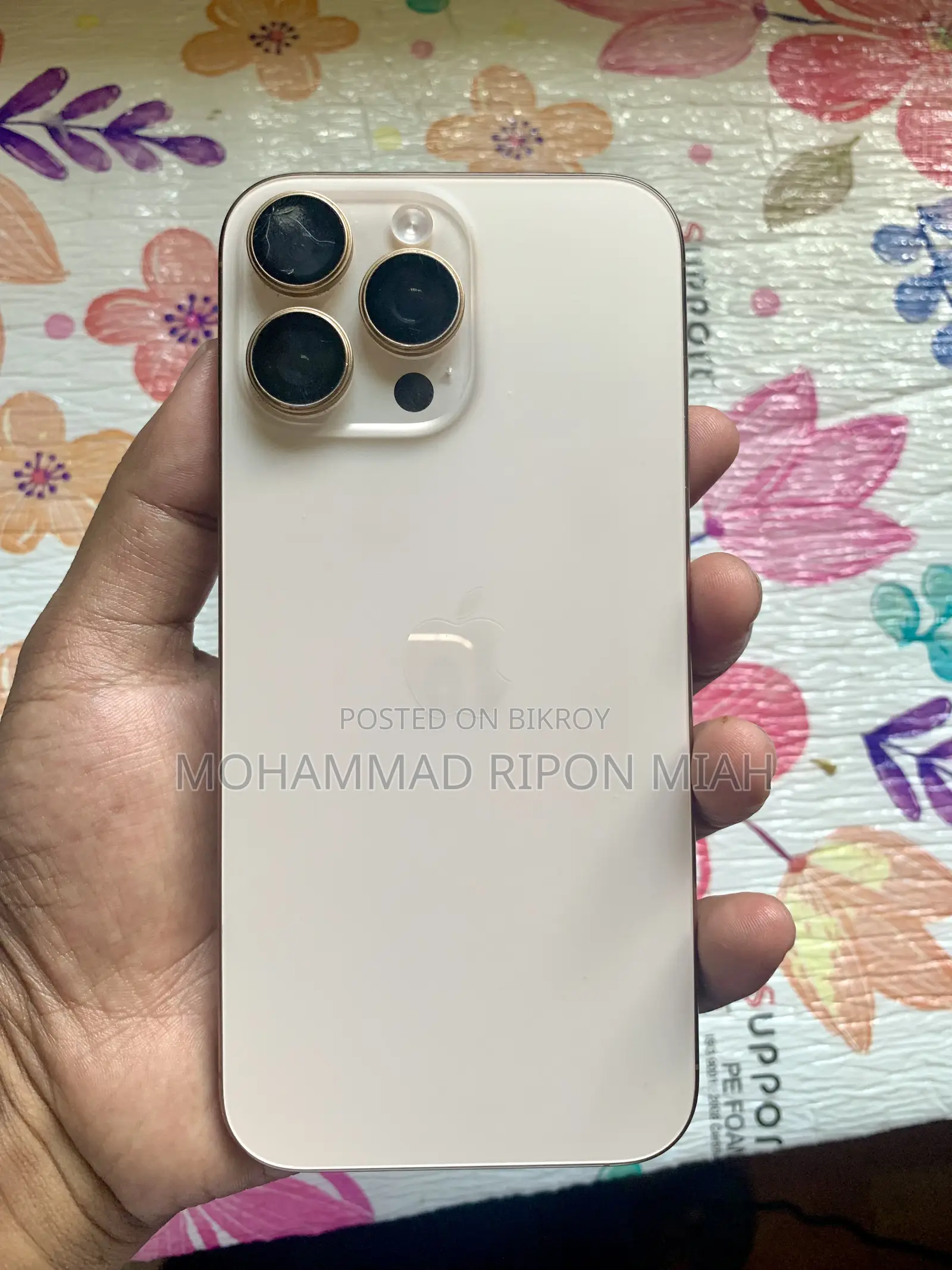 অ্যাপল আইফোন ১৬ প্রো ম্যাক্স ২৫৬ জিবি গোল্ড