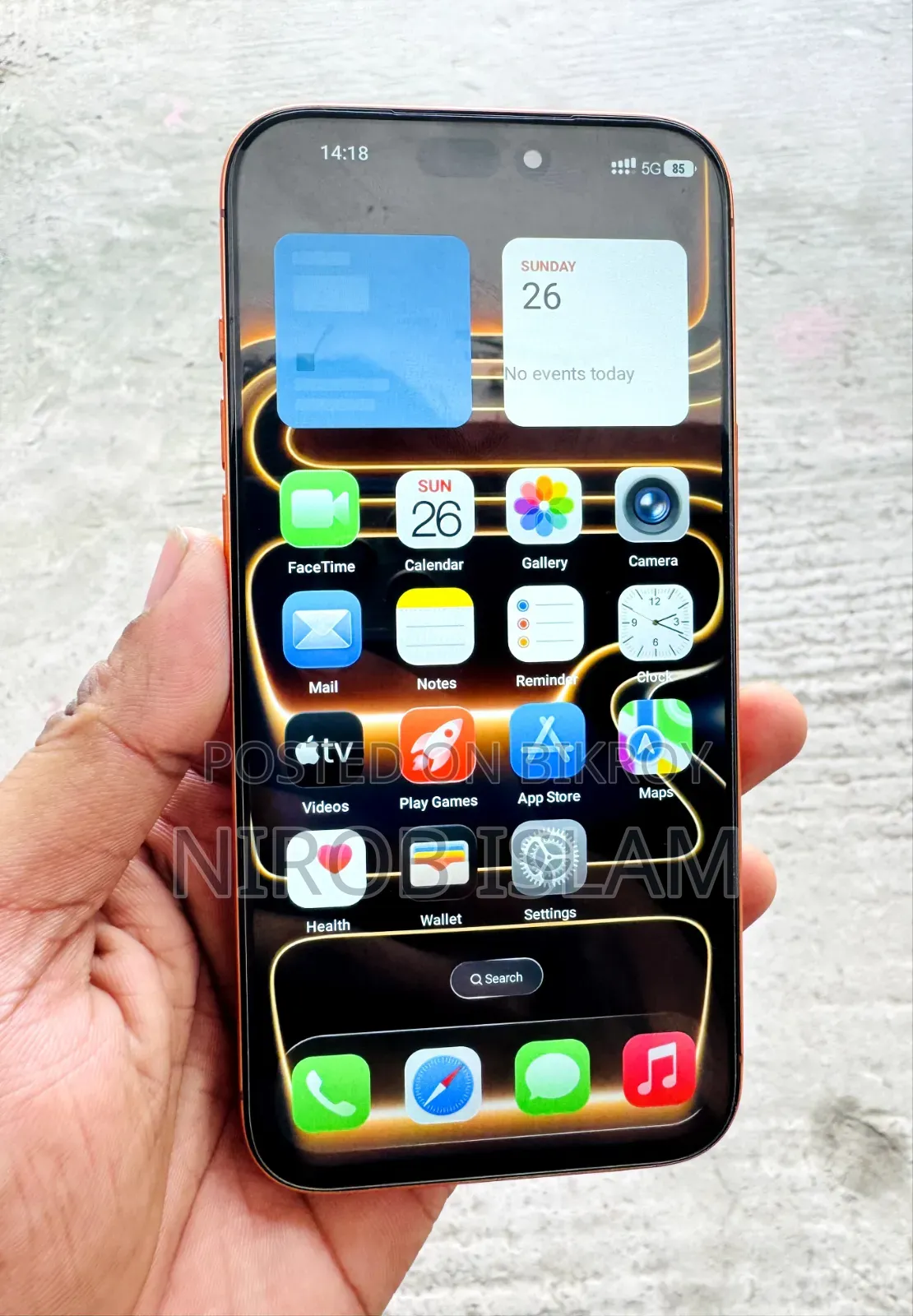 অ্যাপল আইফোন ১৭ প্রো ম্যাক্স ১ টিবি অরেঞ্জ