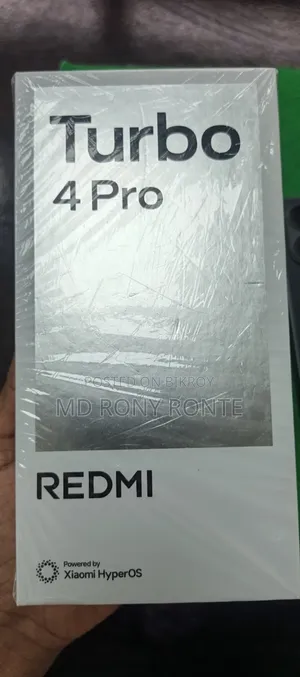 শাওমি রেডমি টার্বো ৪ প্রো ২৫৬ জিবি ব্ল্যাক