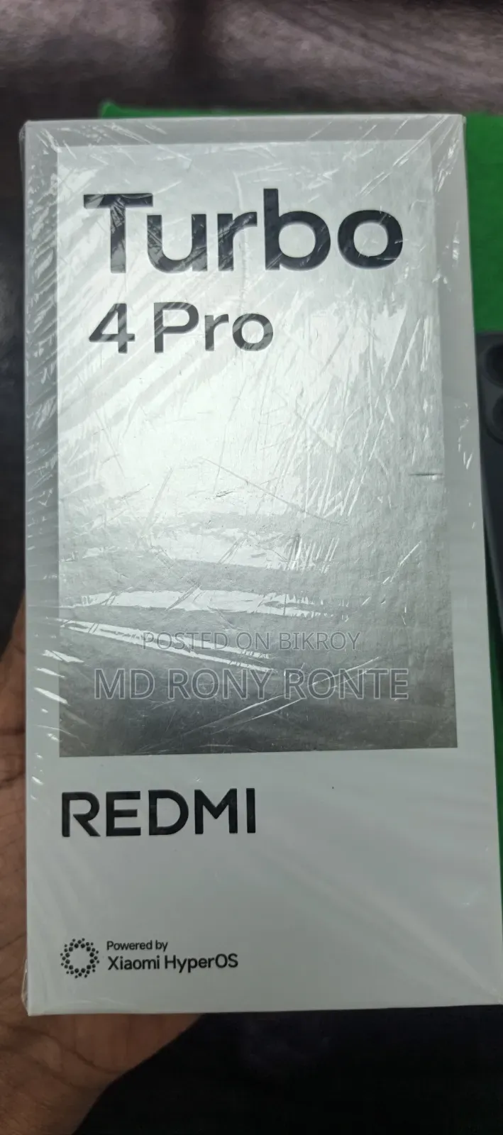 শাওমি রেডমি টার্বো ৪ প্রো ২৫৬ জিবি ব্ল্যাক