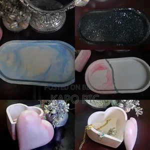 জিপসাম জুয়েল ট্রে এবং বক্স