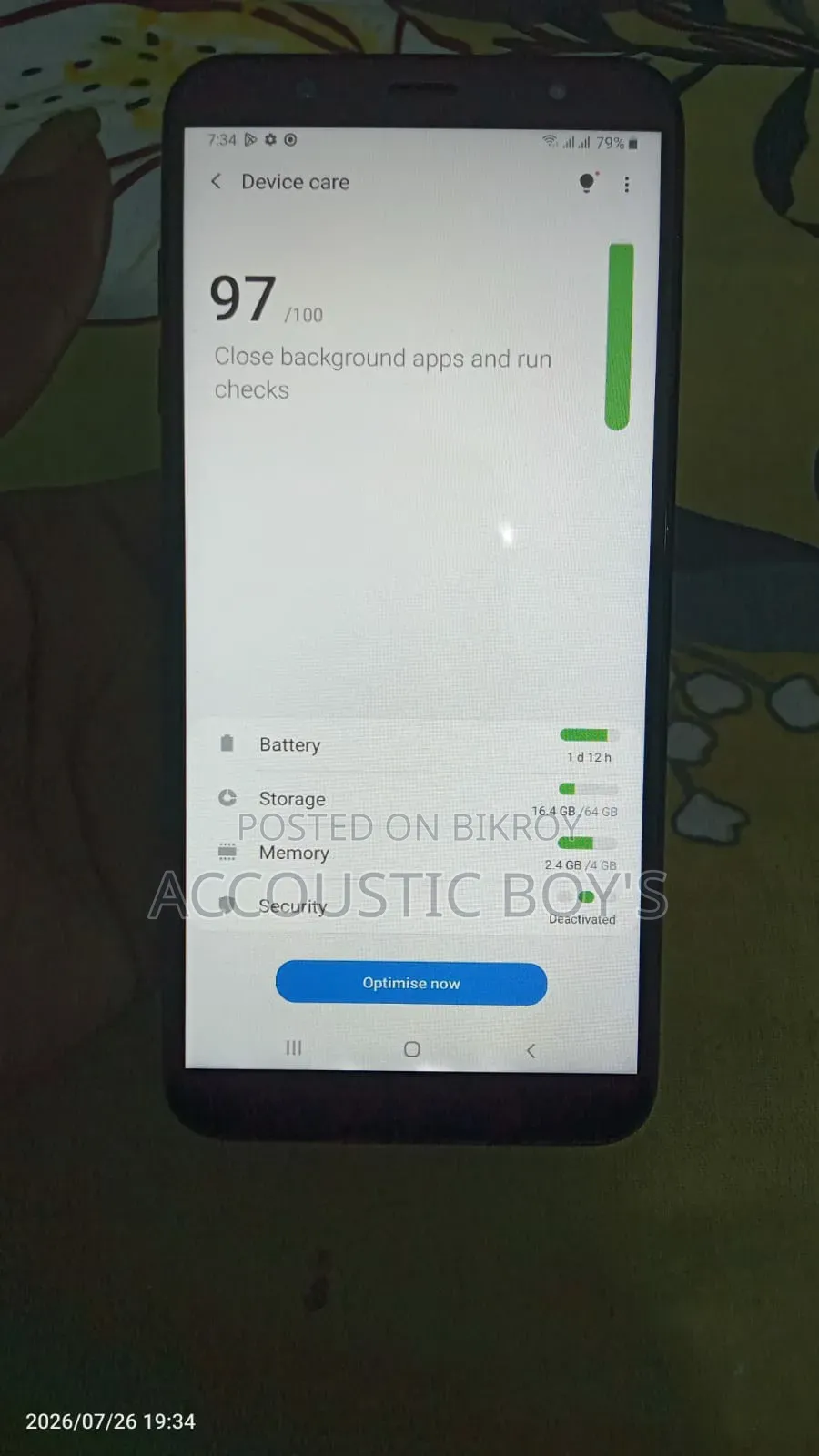 Samsung Galaxy A6 Plus 64 GB Black
