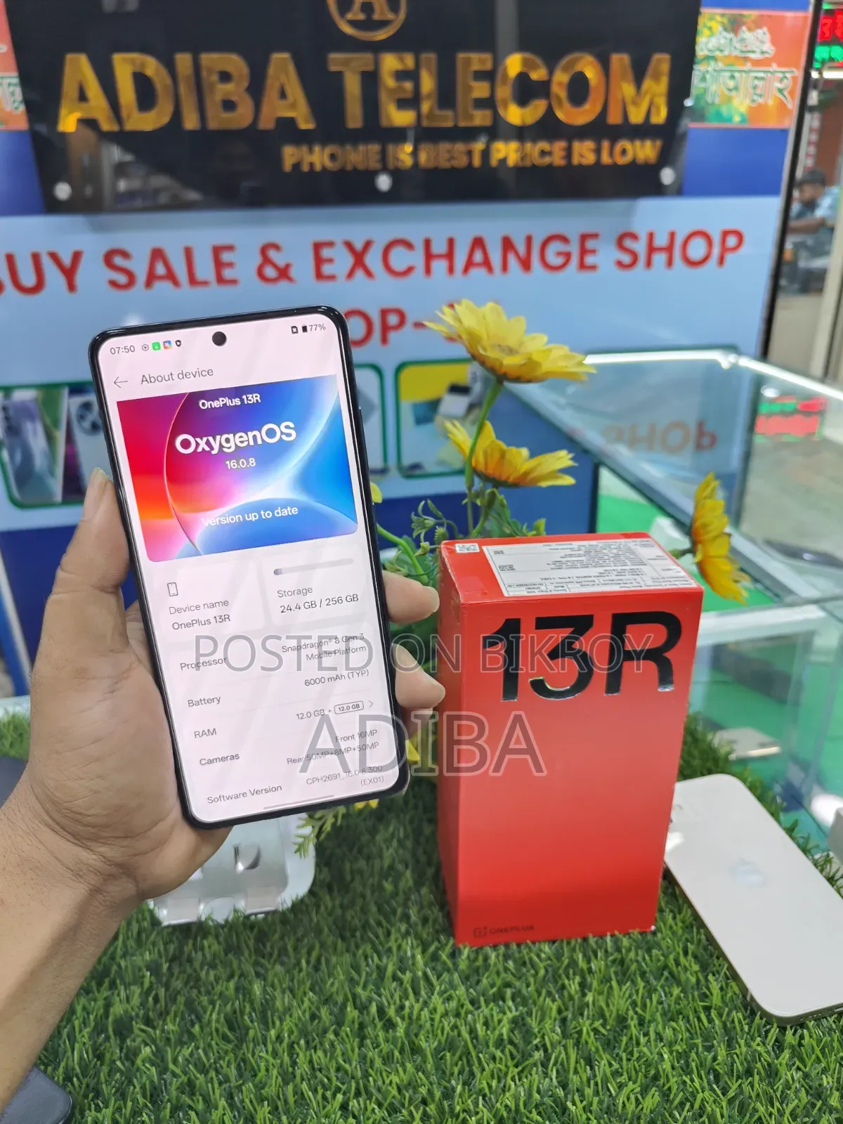 New OnePlus 13R 256 GB Black