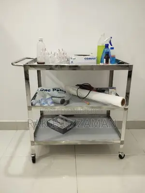হিজামা সেন্টারের Ss রোগীর বেড ও Ss ট্রলি