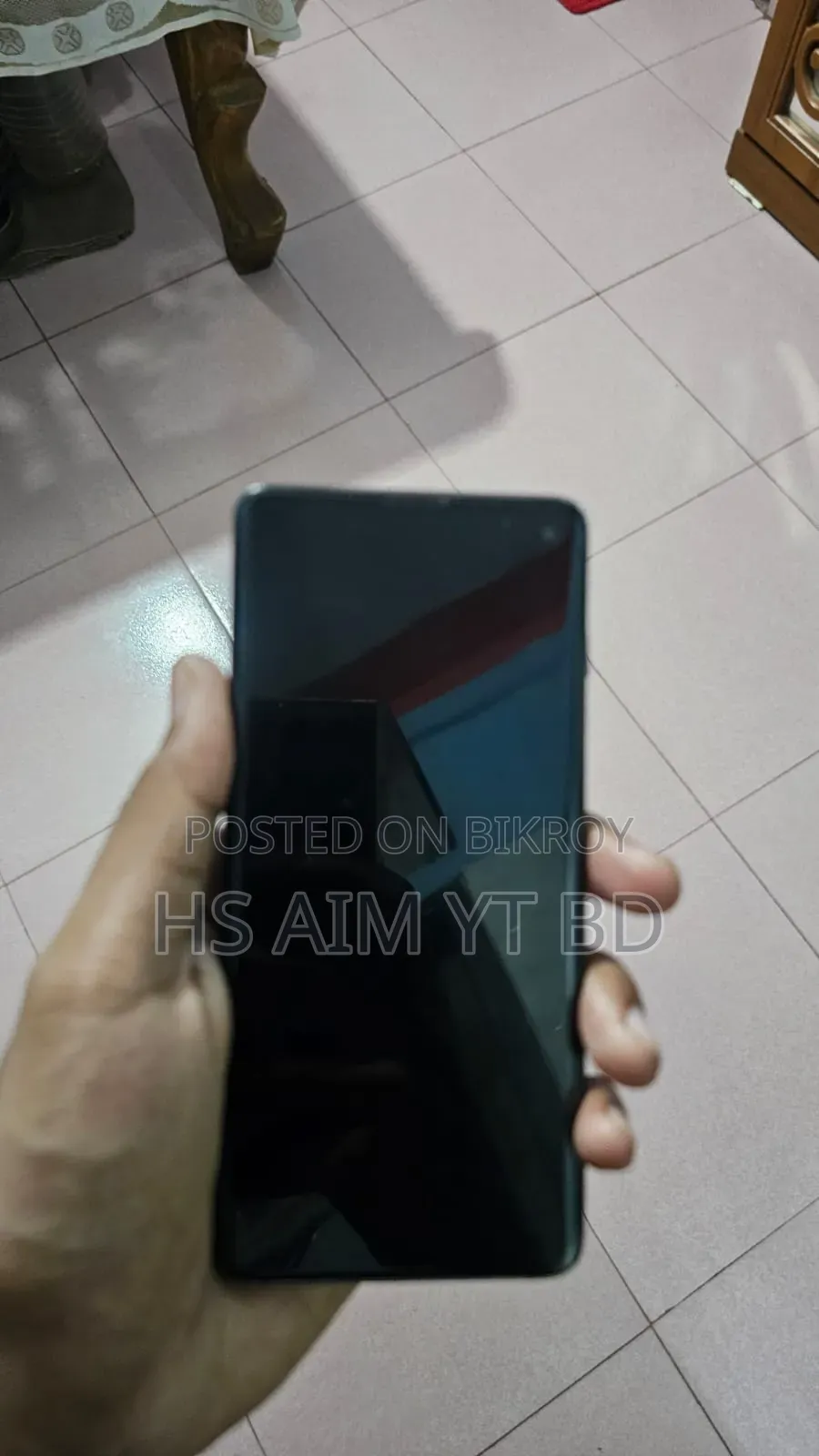 স্যামসাং গ্যালাক্সি এস১০ ১২৮ জিবি ব্ল্যাক