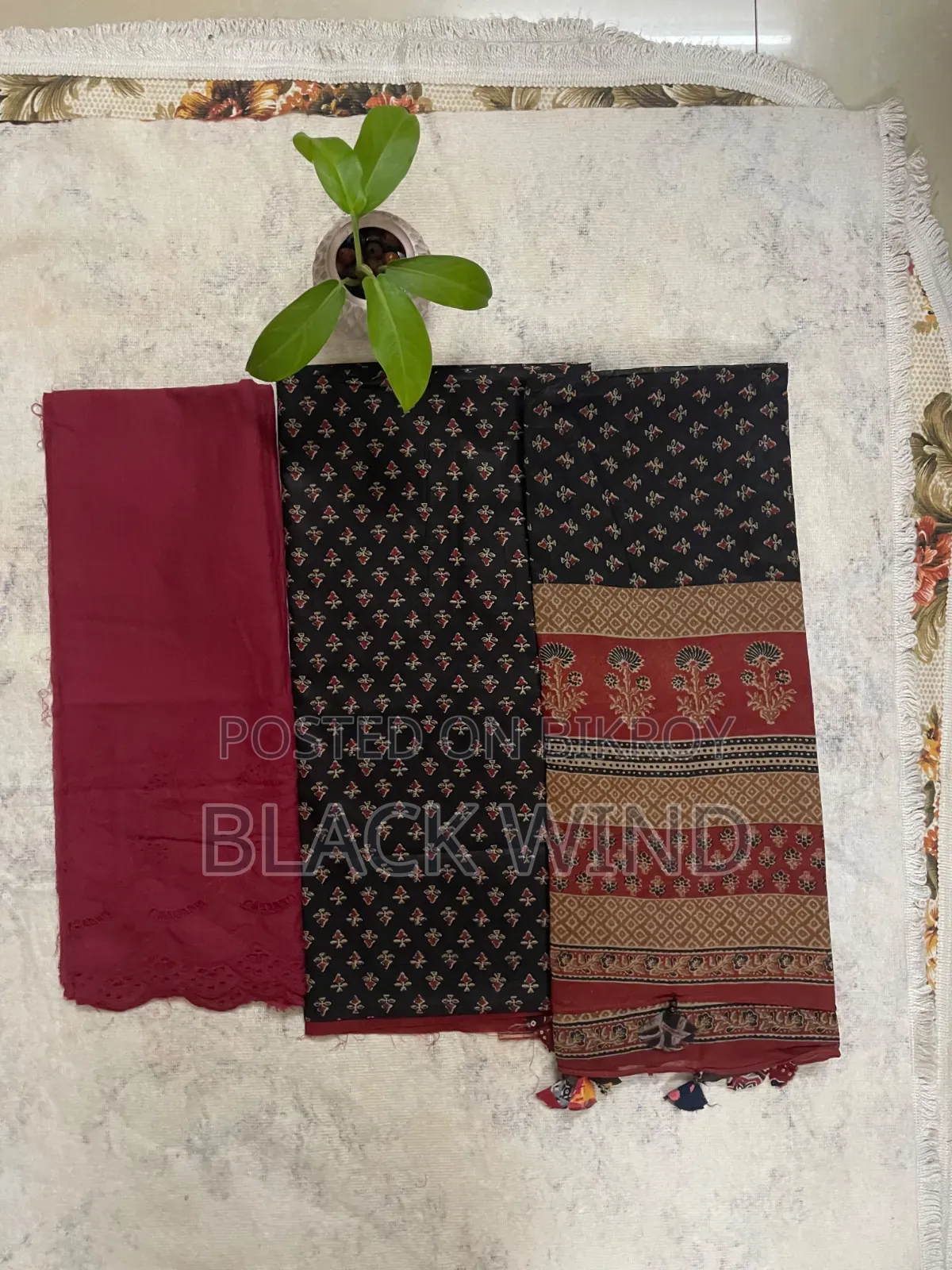 Original Indian Three Piece With Chicken Curry Pant