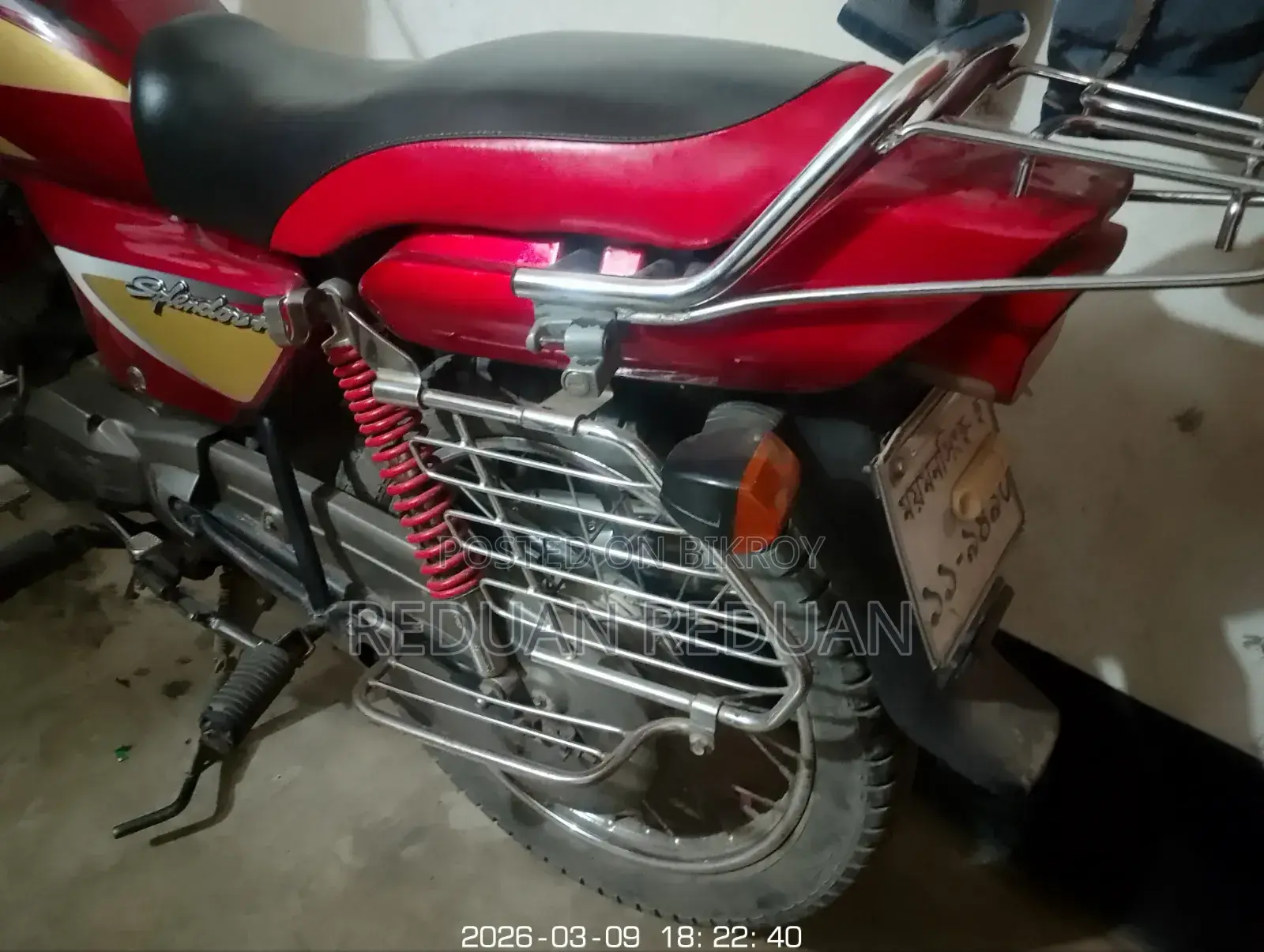 Hero Splendor Plus 2008 Red