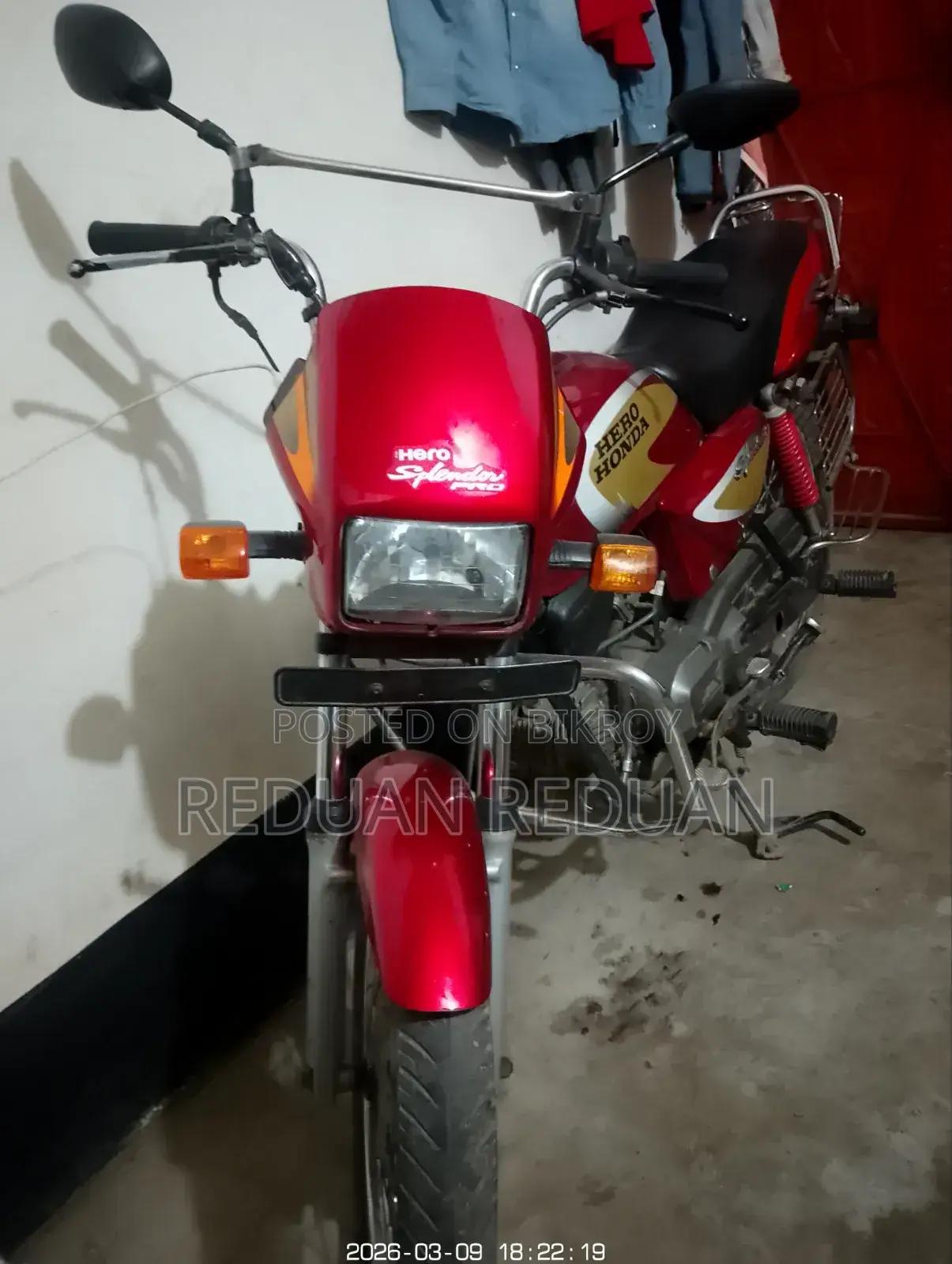 Hero Splendor Plus 2008 Red