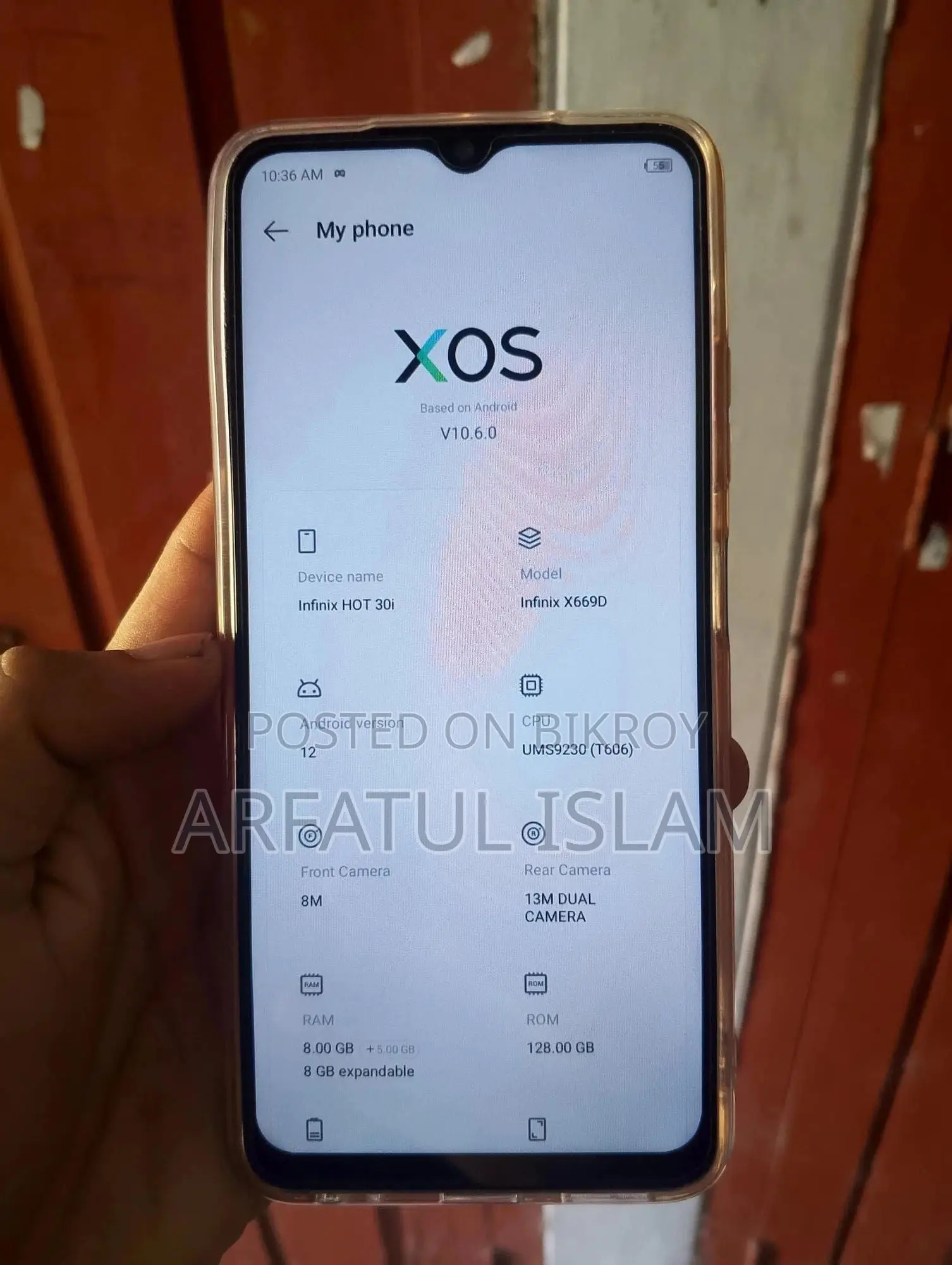 Infinix Hot 30i 128 GB Silver