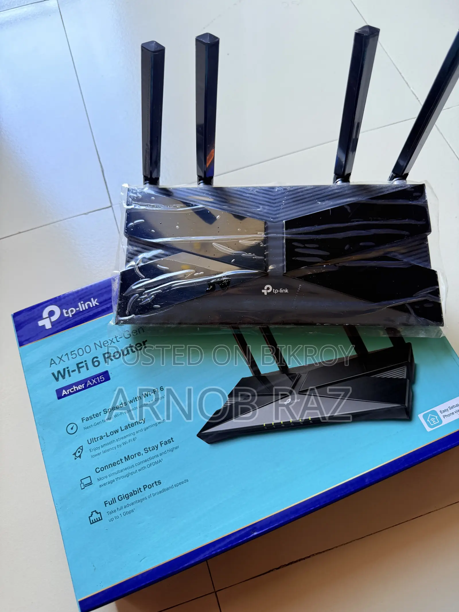 TP-Link AX 1500 Next Gen Wifi 6 Router