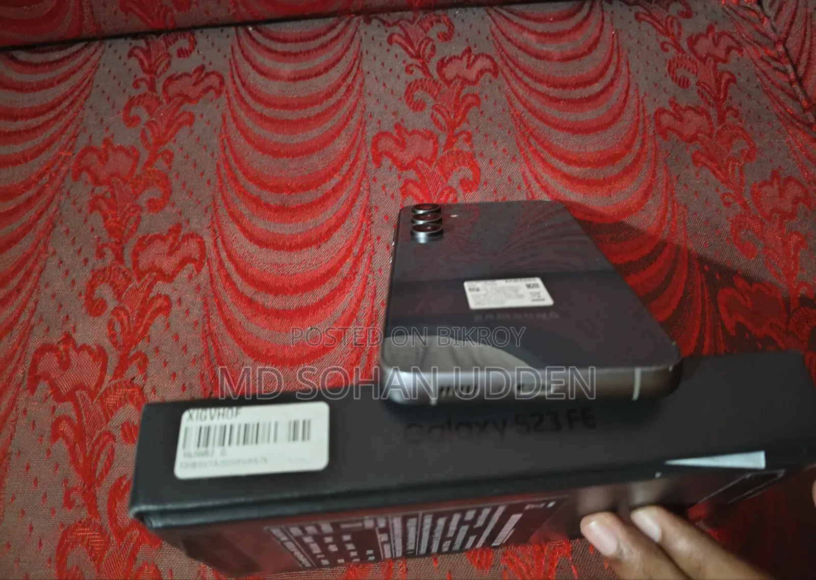 স্যামসাং গ্যালাক্সি এস২৩ এফই ২৫৬ জিবি ব্ল্যাক
