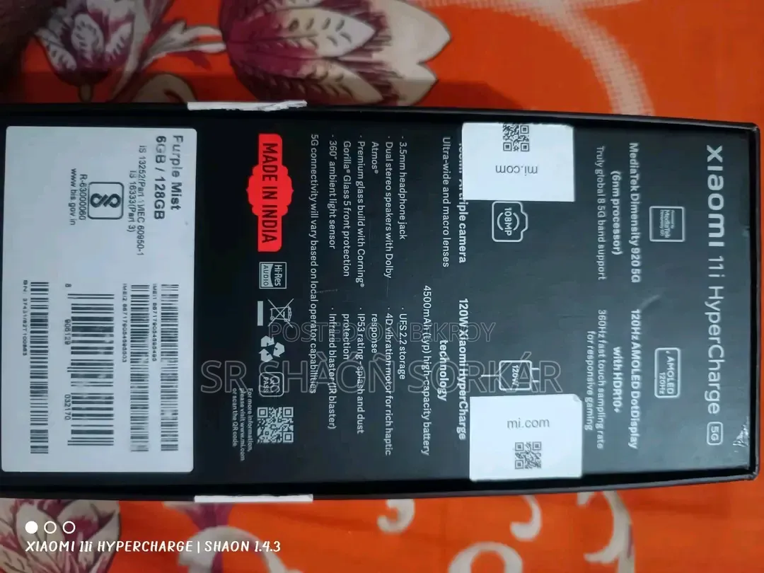 Xiaomi Mi 11i 128 GB Purple
