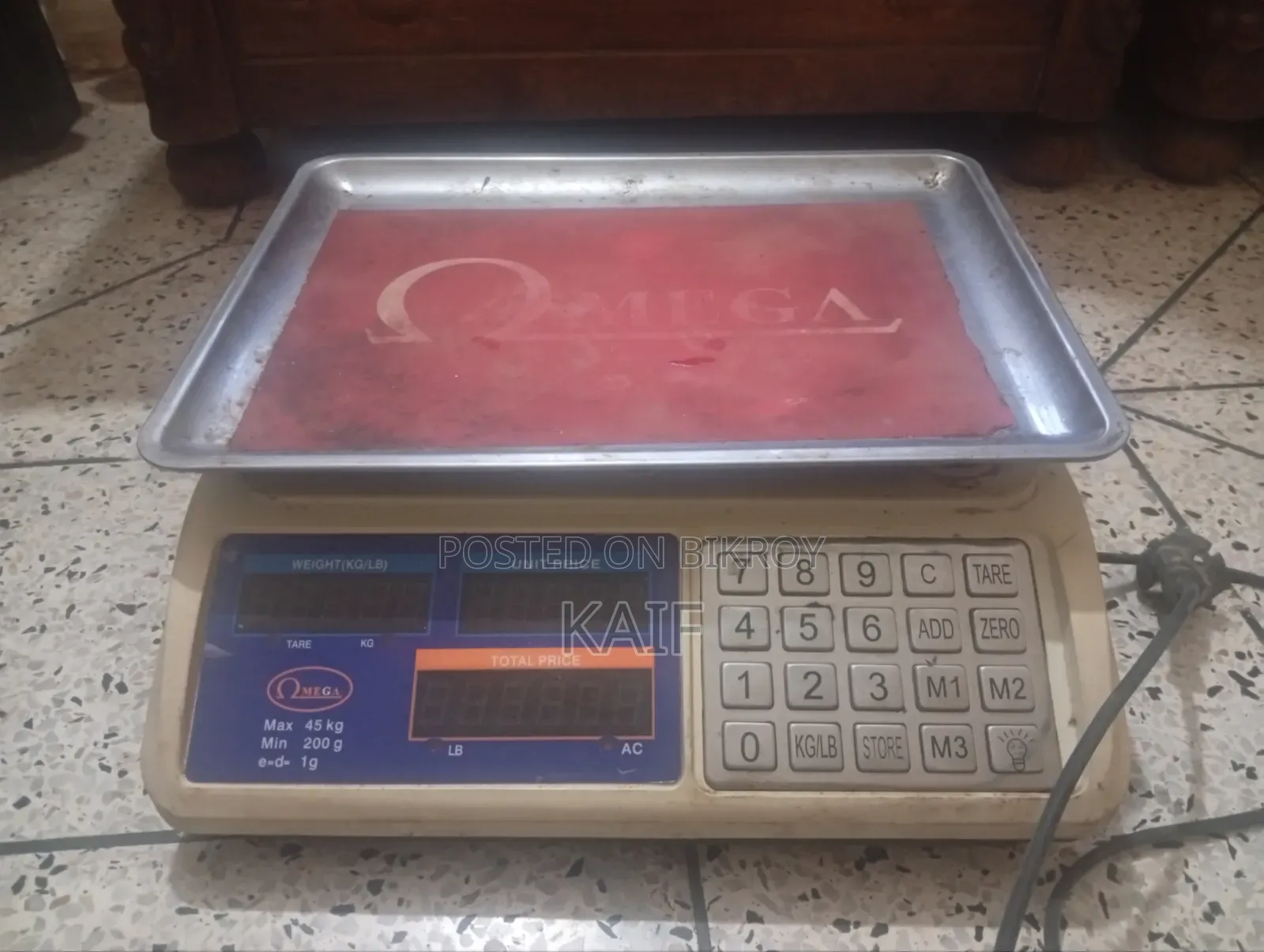 Omega 45kg ডিজিটাল ওয়েট মেশিন | সম্পূর্ণ সচল | বিক্রি হবে