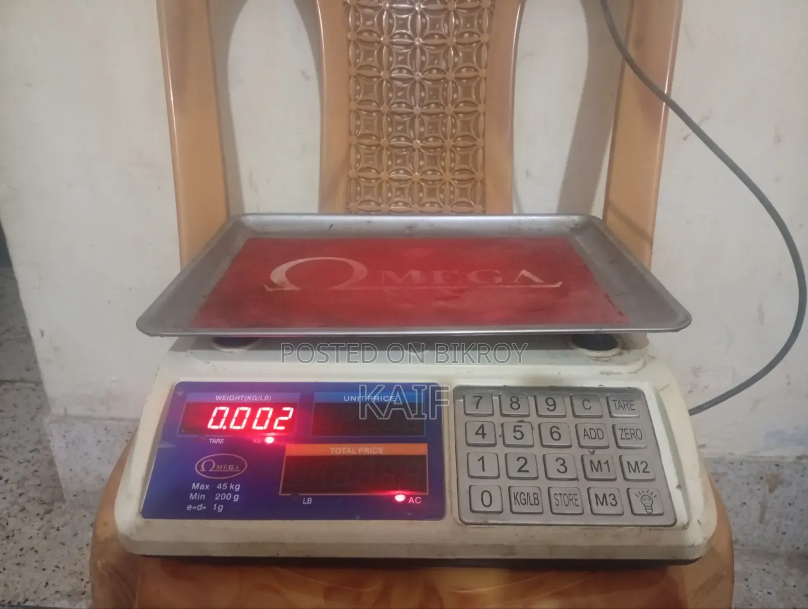Omega 45kg ডিজিটাল ওয়েট মেশিন | সম্পূর্ণ সচল | বিক্রি হবে