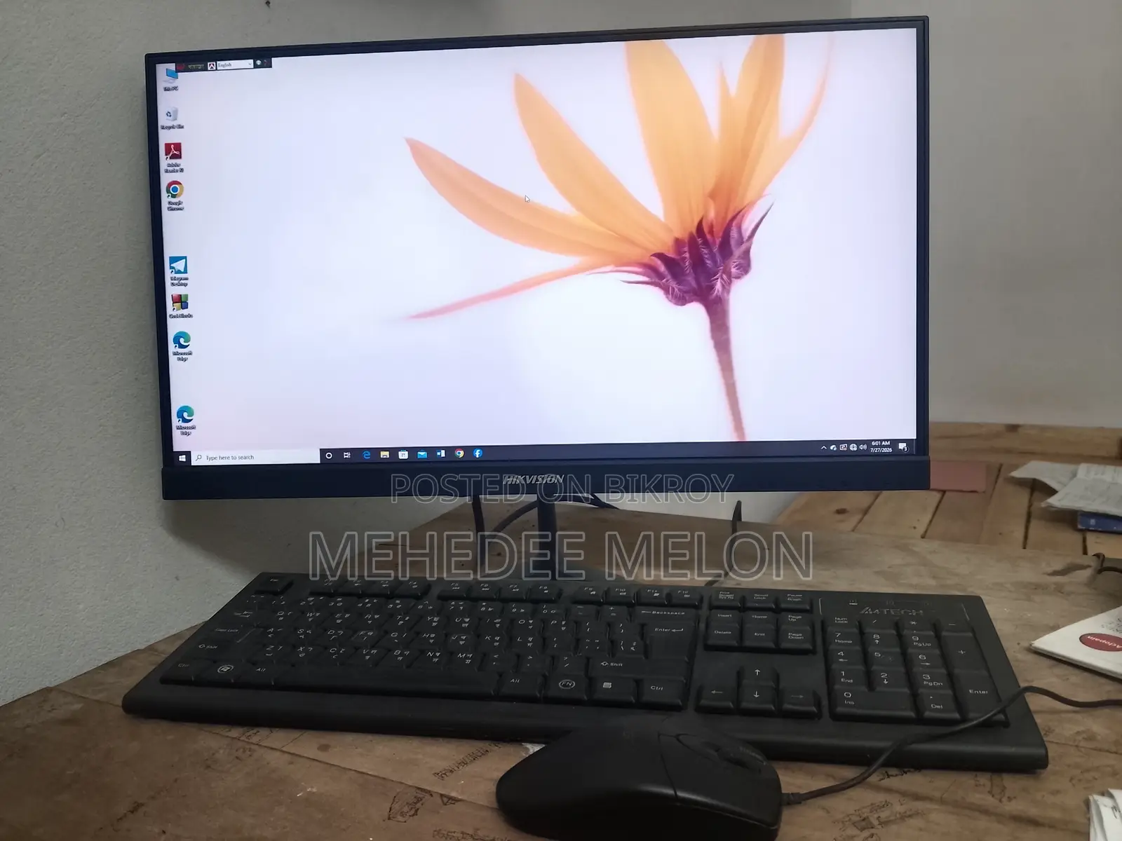 ডেস্কটপ কম্পিউটার ASUS ৮GB ইন্টেল কোর I3 HDD+SSD ১TB