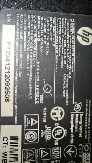 Original HP Laptop Charger (Saudi Arabia Imported) 90 Watt