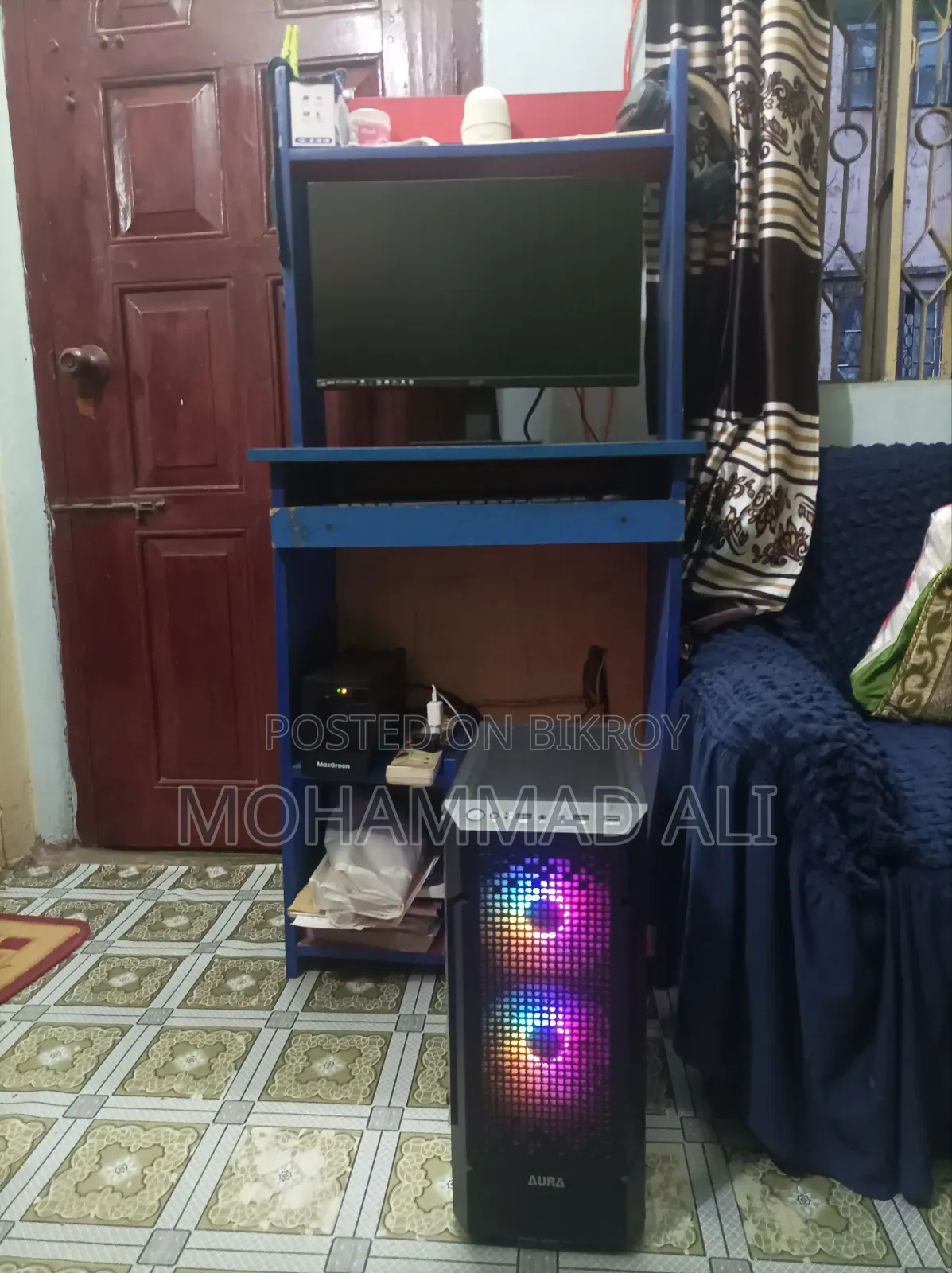 ডেস্কটপ কম্পিউটার এমএসআই মডেল ৮জিবি এএমডি রাইজেন ৫ এসএসডি ১টি