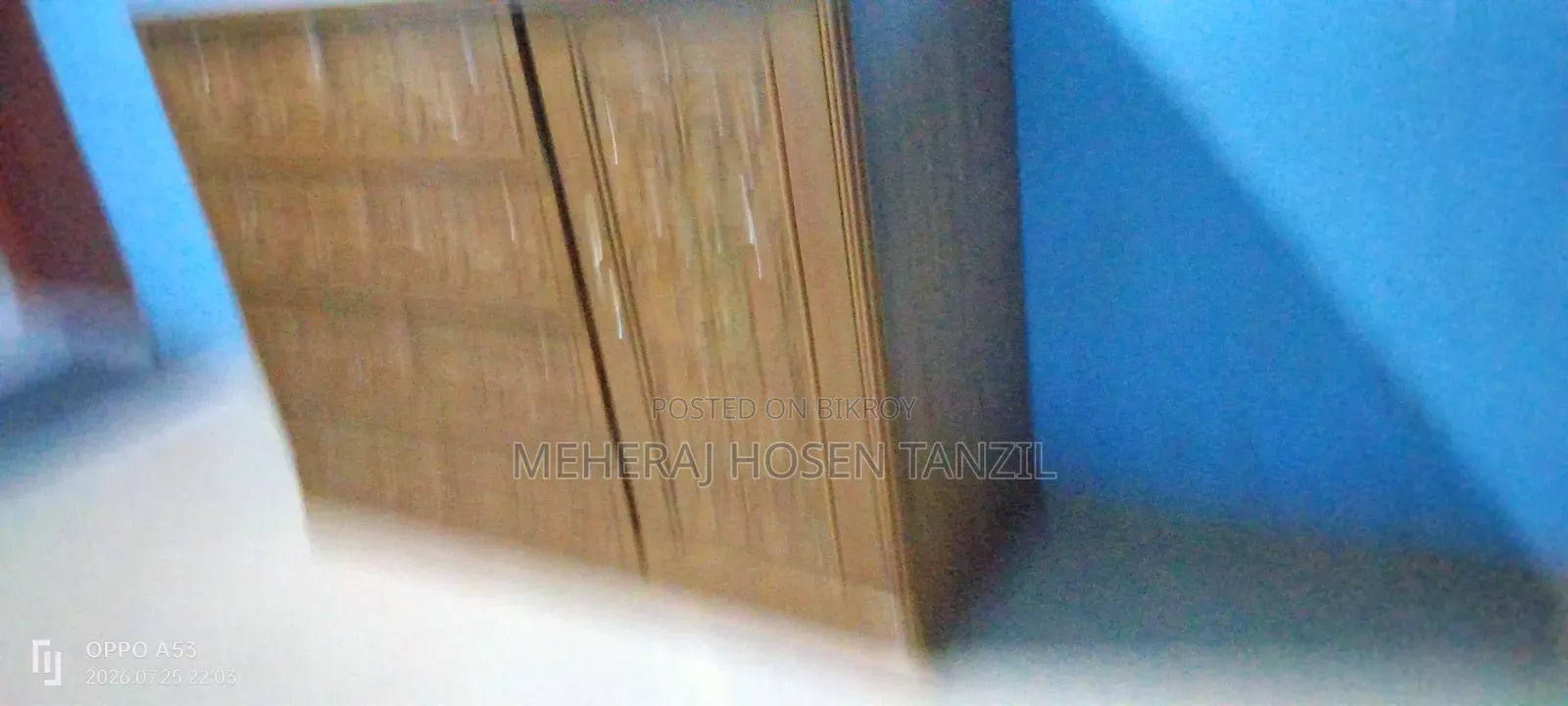 New Teak Wood Over Drop Almirah