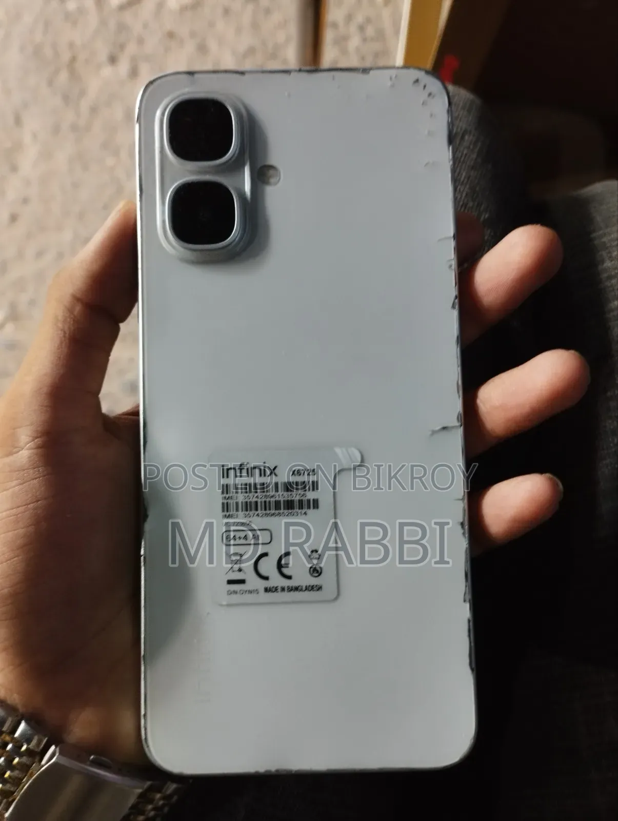 Infinix Smart 10 64 GB Silver