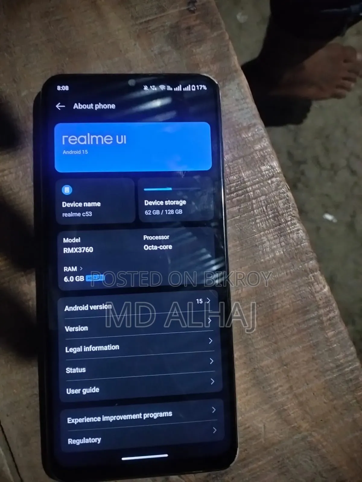 Realme C53 128 GB Yellow