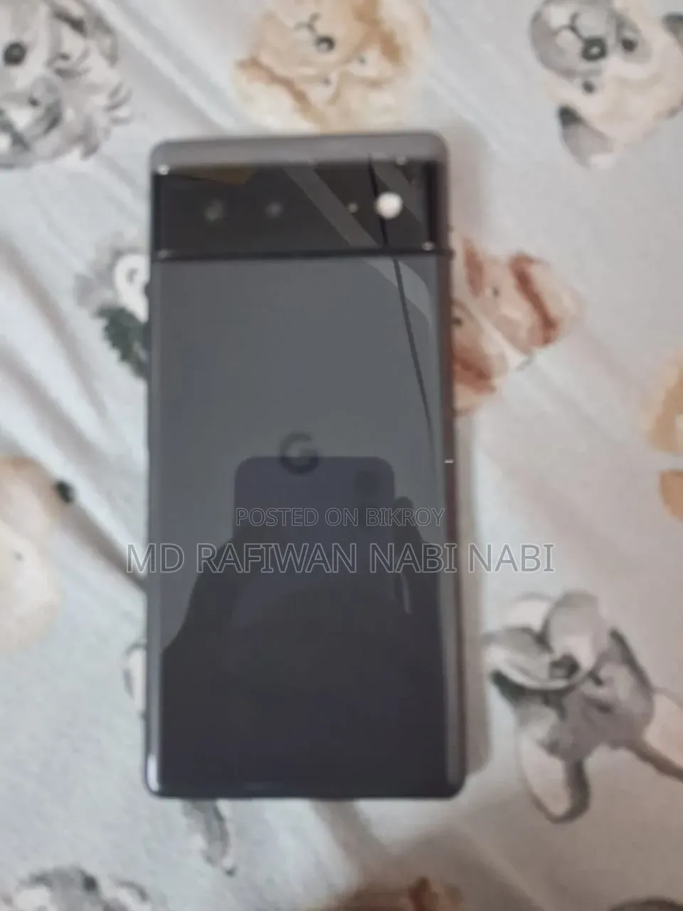 গুগল পিক্সেল ৬ ১২৮ জিবি ব্ল্যাক