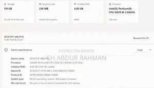 Desktop Computer 4GB Intel Core 2 Duo SSD 128GB
