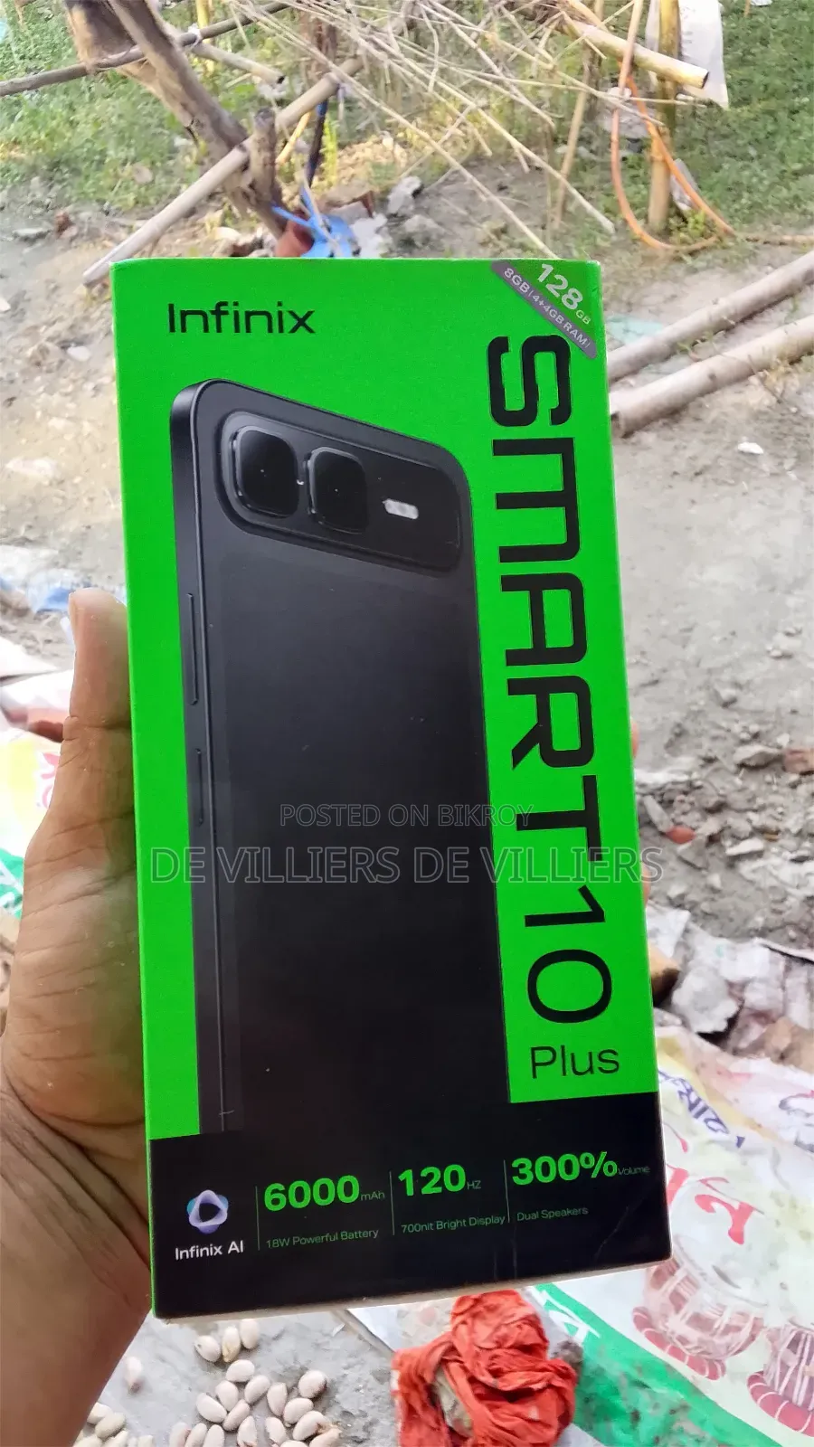 Infinix Smart 10 Plus 128 GB White