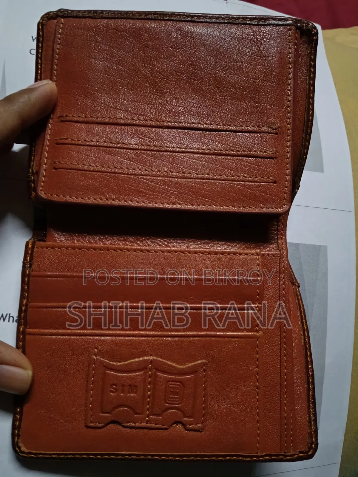 পুরুষদের লেদার ওয়ালেট - ভালো অবস্থা