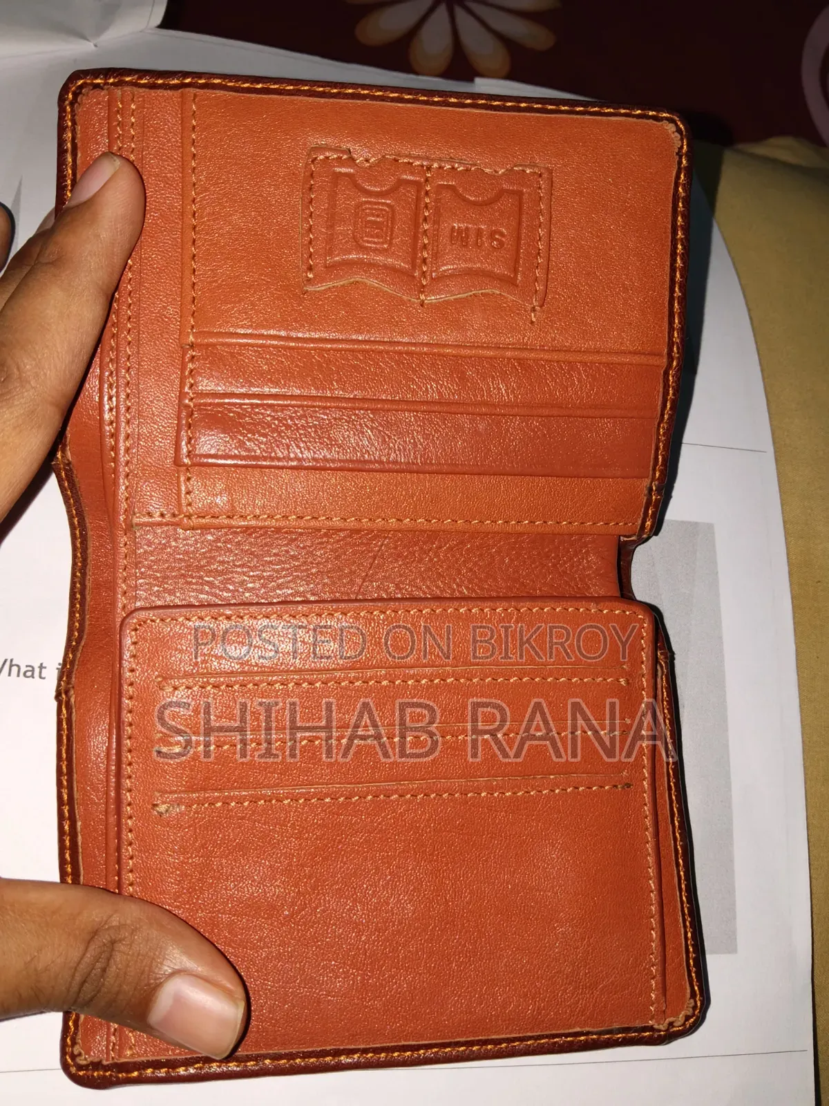 পুরুষদের লেদার ওয়ালেট - ভালো অবস্থা