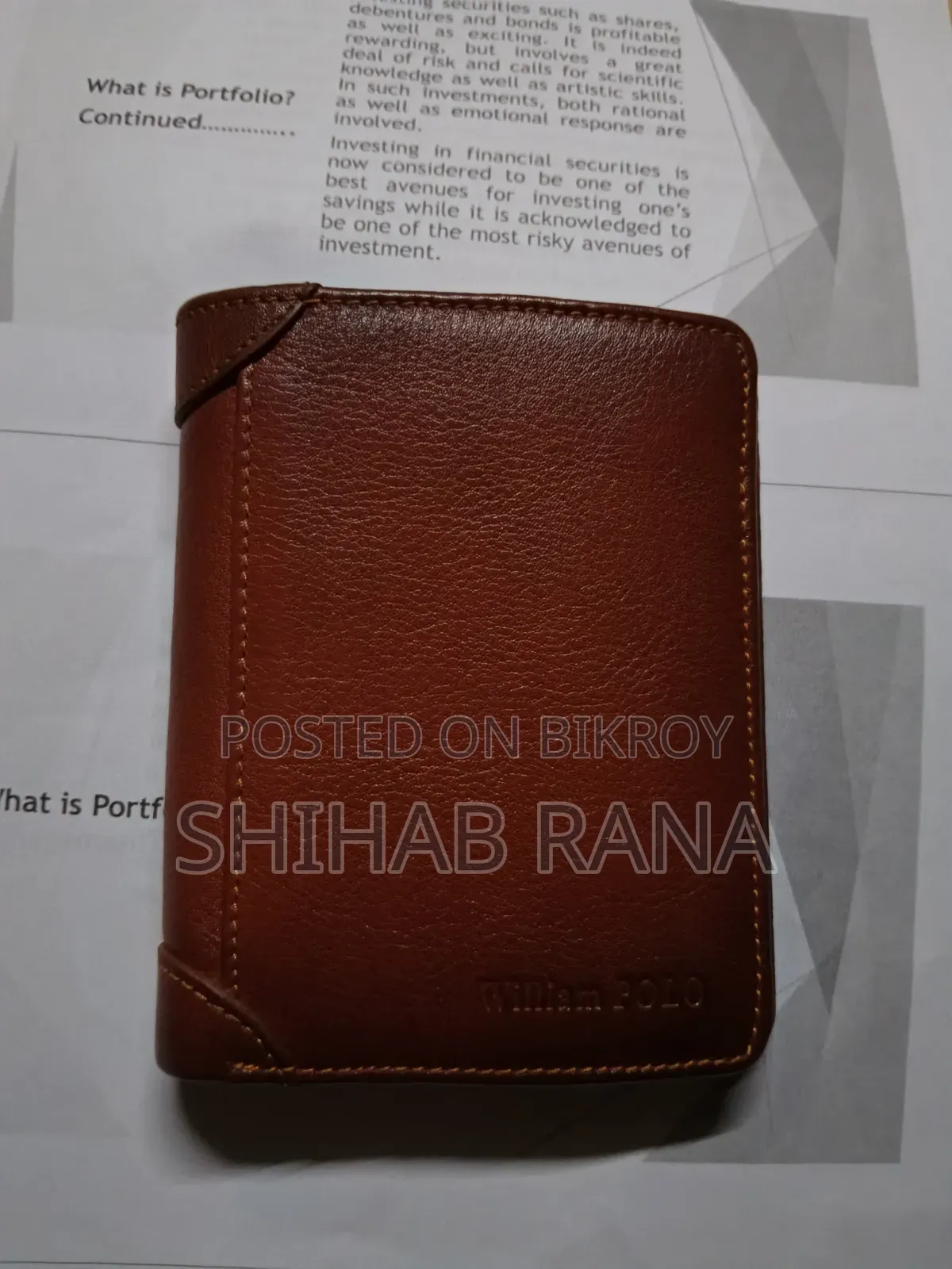 পুরুষদের লেদার ওয়ালেট - ভালো অবস্থা