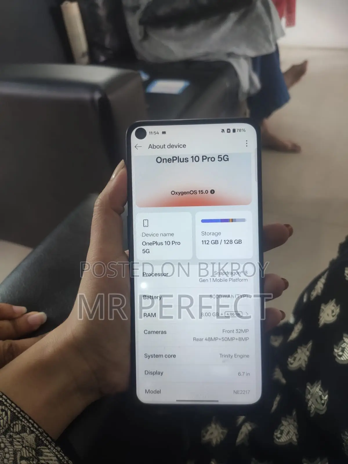 ওয়ানপ্লাস ১০ প্রো ১২৮ জিবি ব্ল্যাক