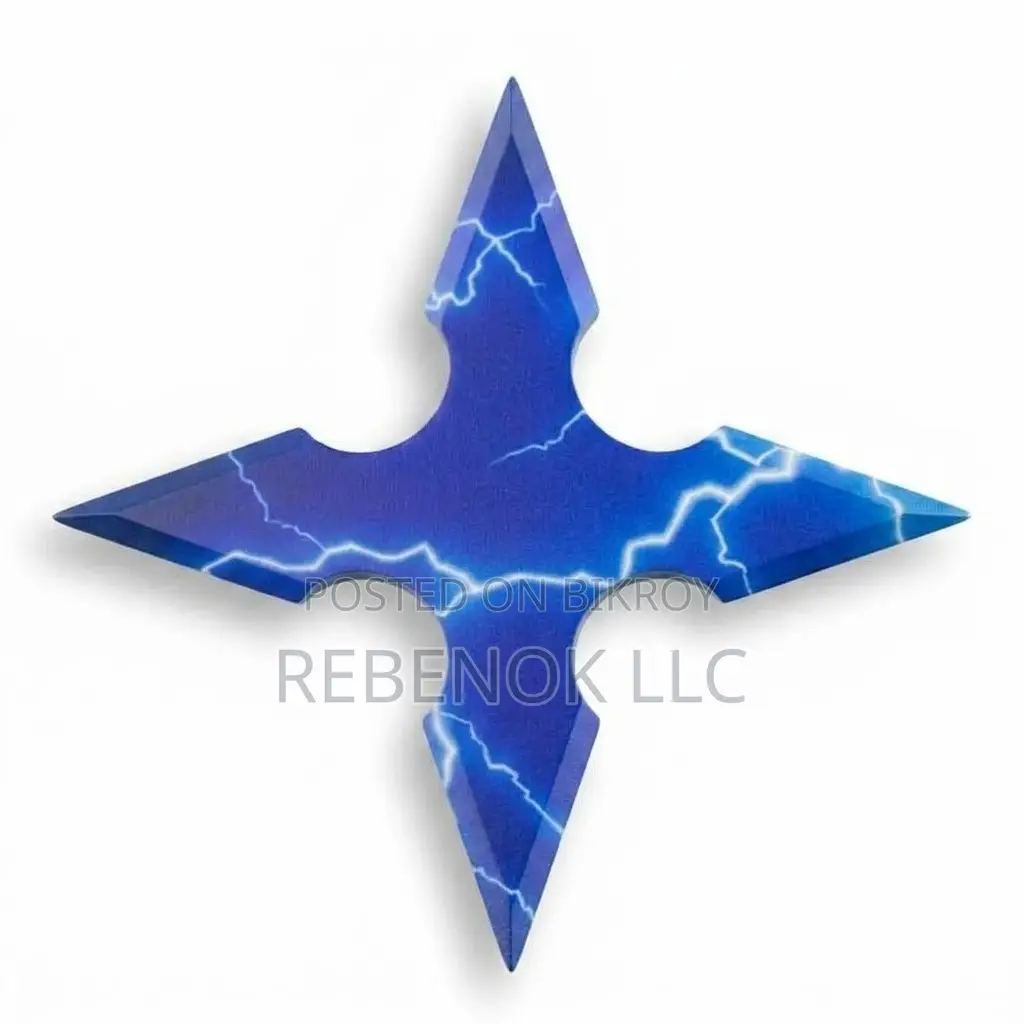 5 PCS Ninja Star Wooden Sharp