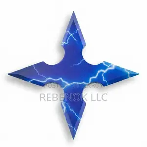 5 PCS Ninja Star Wooden Sharp