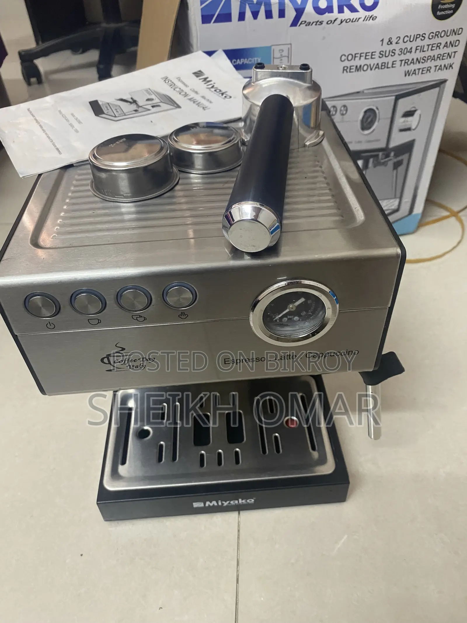 Miyako 2036bt Espresso Machine (বক্স সহ)