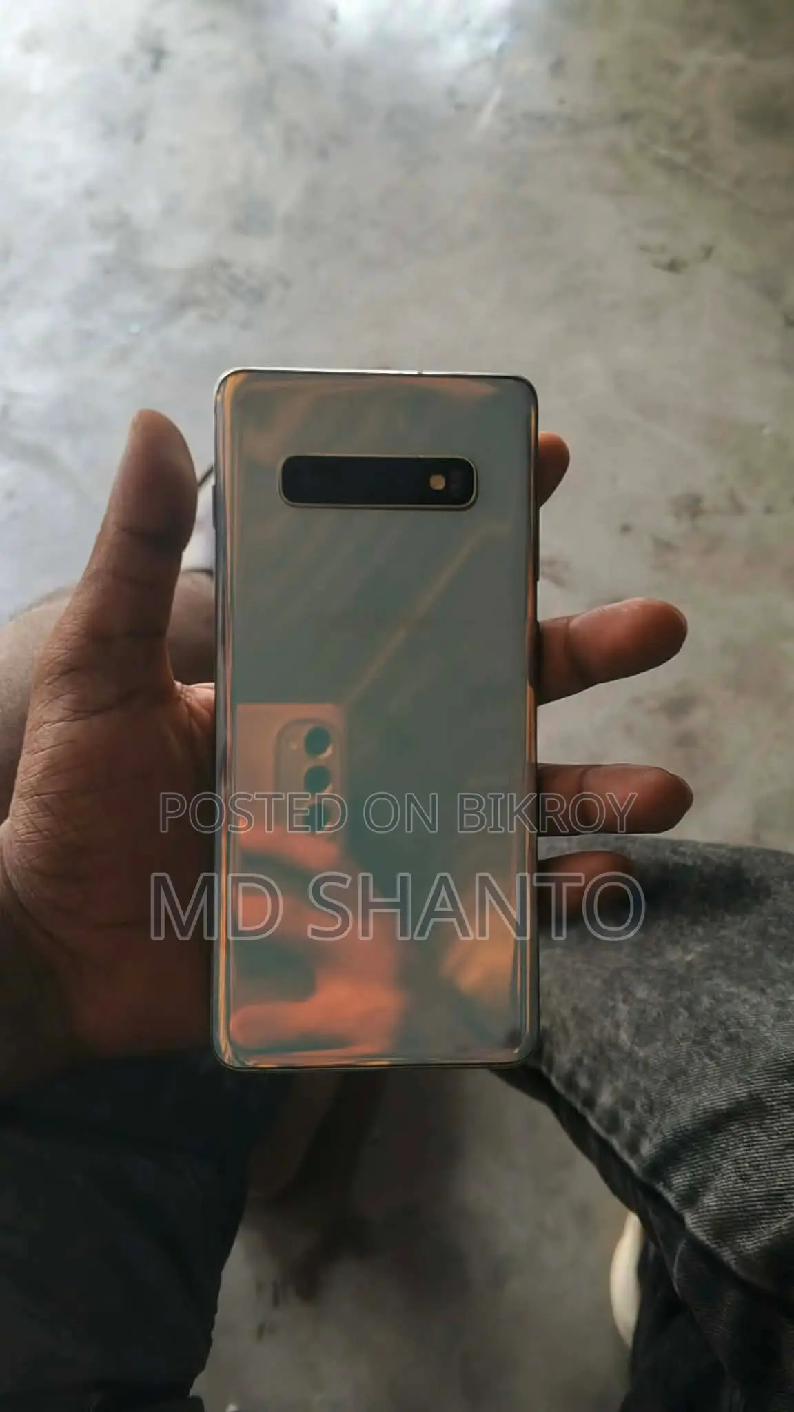 স্যামসাং গ্যালাক্সি এস১০ প্লাস ১২৮ জিবি নীল