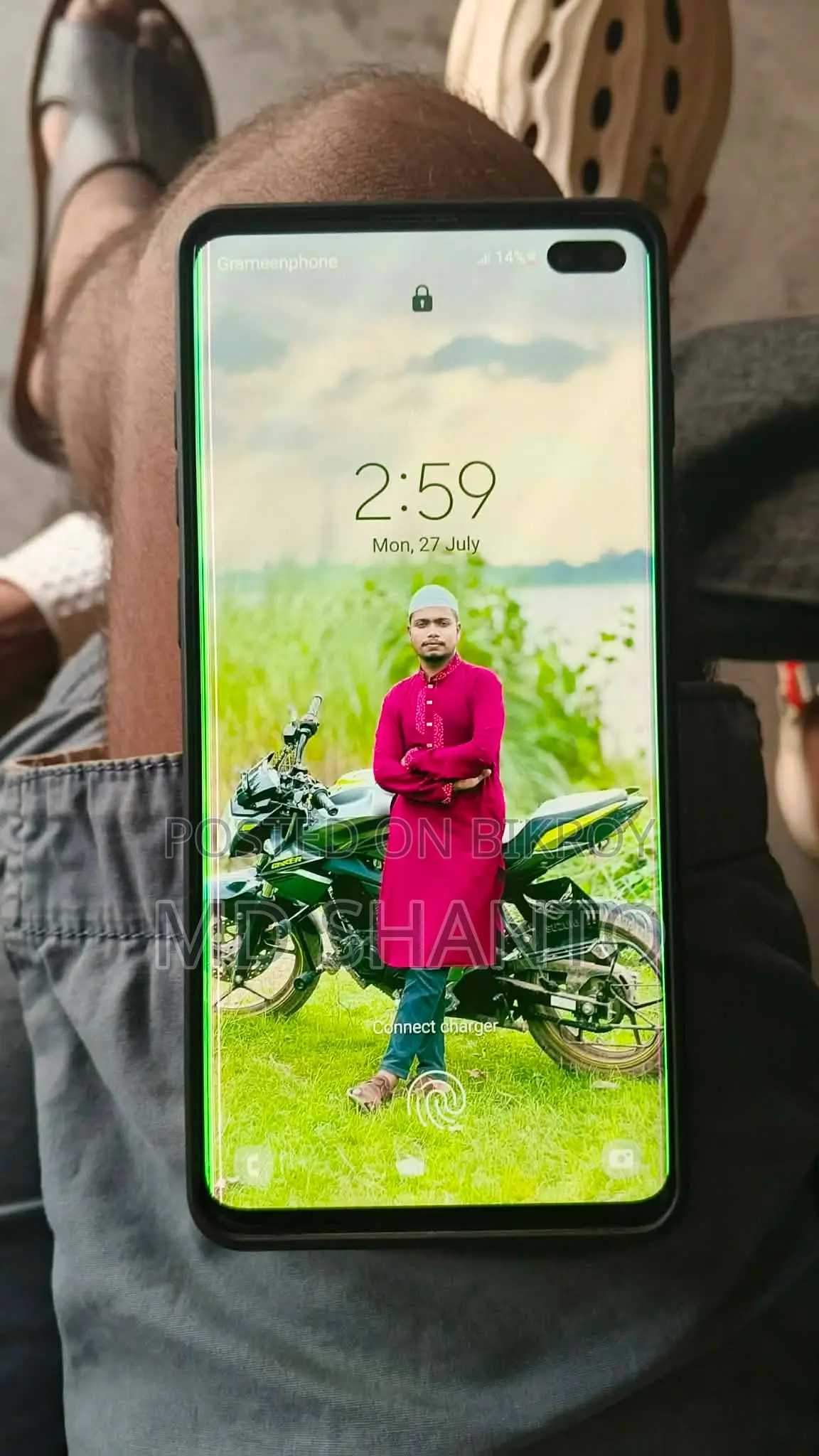 স্যামসাং গ্যালাক্সি এস১০ প্লাস ১২৮ জিবি নীল