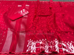 আসল তাঁতের ঢাকাই জামদানি শাড়ি
