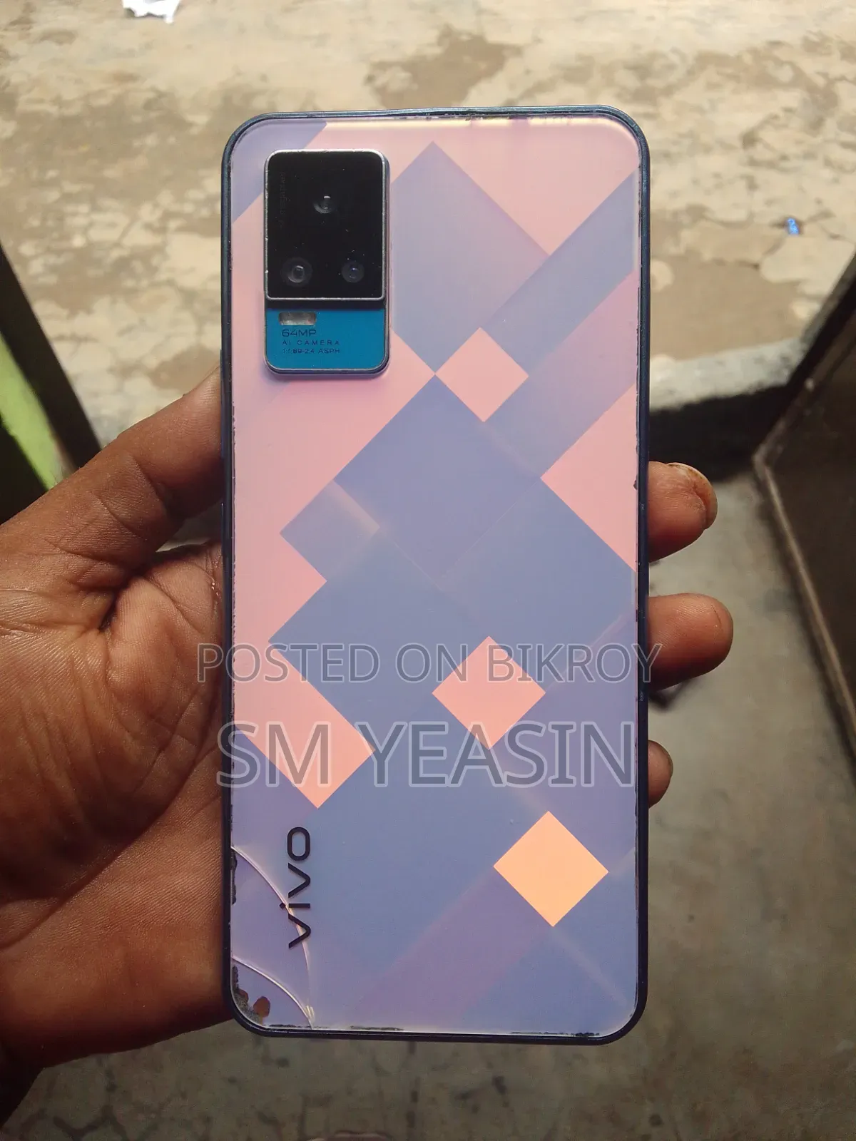 Vivo V21e 128 GB Pink
