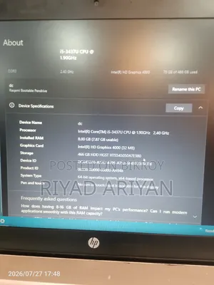 Laptop HP Compaq 419tx 8GB Intel Core i5 HDD 350GB