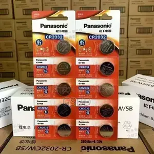 Panasonic CR2032 Lithium Battery 3V (5pcs Set)