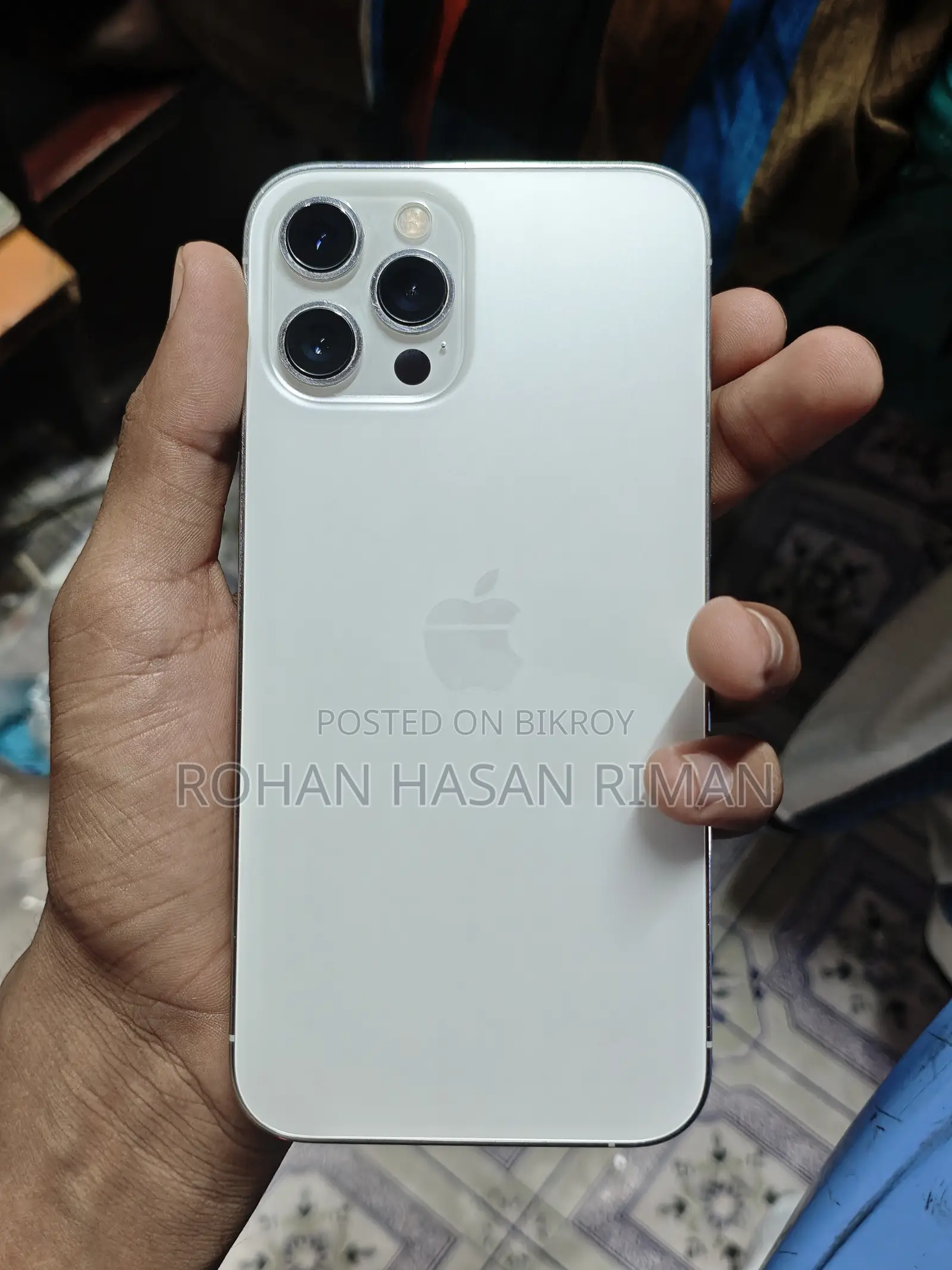 অ্যাপল আইফোন ১২ প্রো ম্যাক্স ১২৮ জিবি হোয়াইট