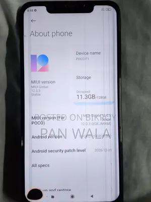 Xiaomi Pocophone F1 128 GB Black