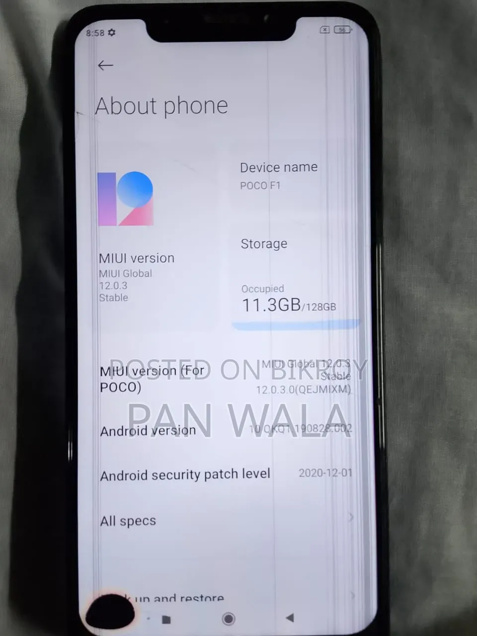 Xiaomi Pocophone F1 128 GB Black