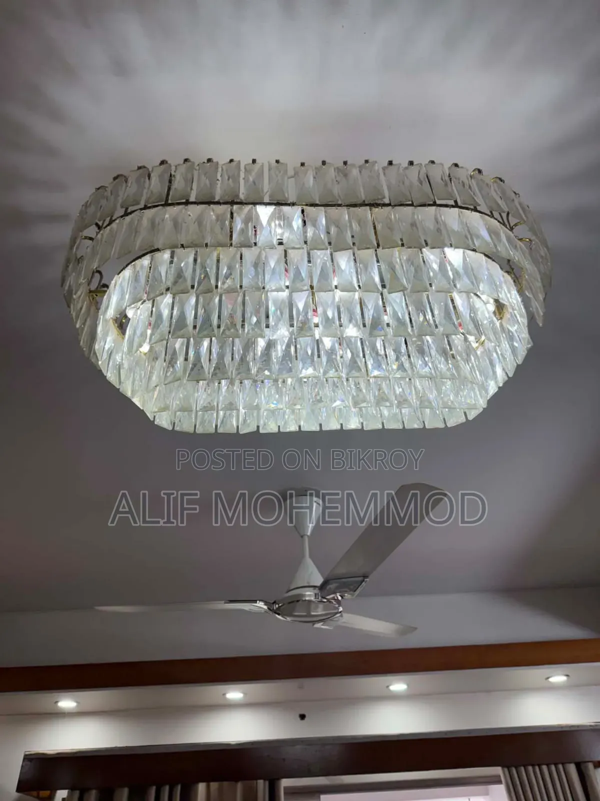 Modern Oval Crystal Chandelier Call